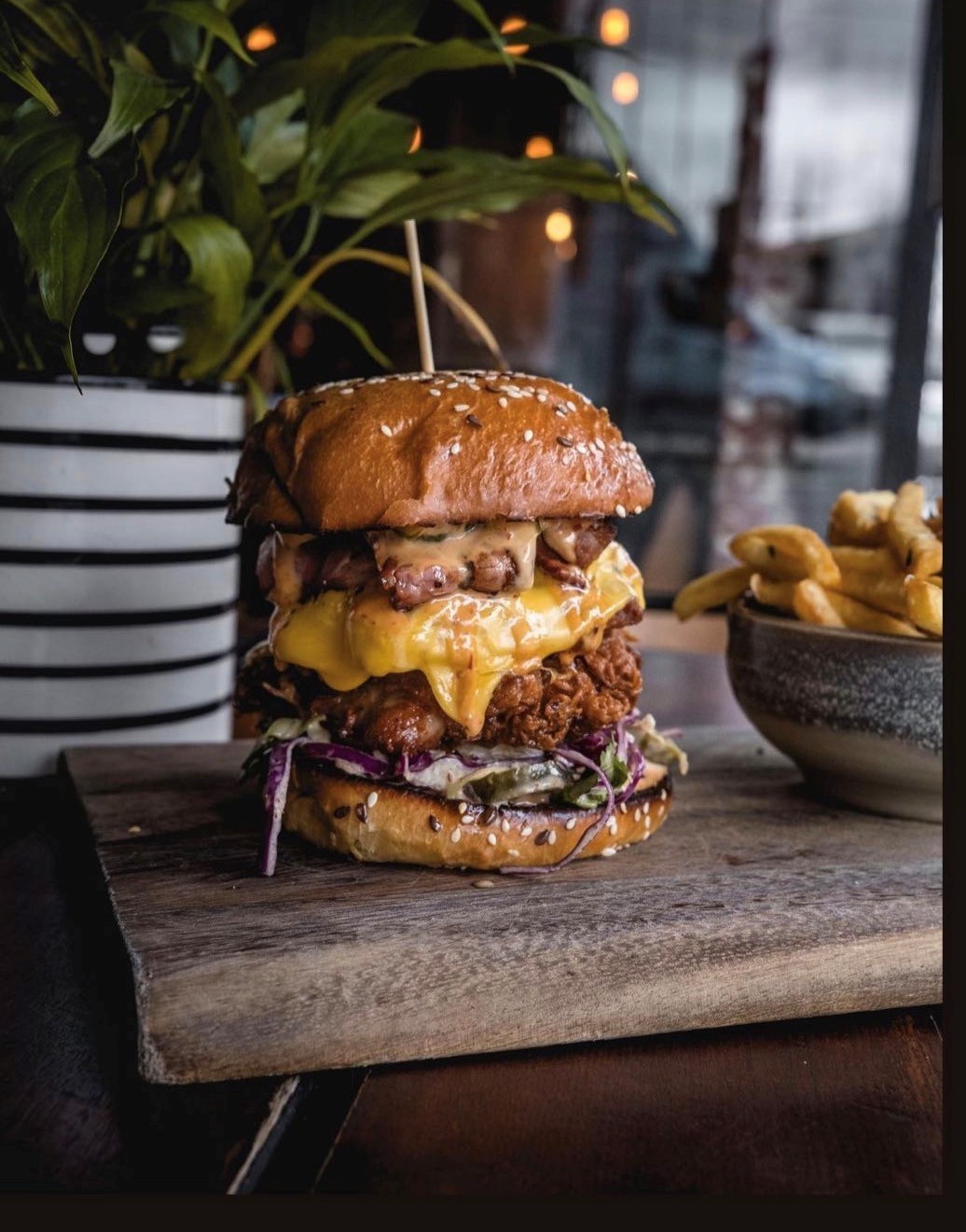 buttermilk-fried-chicken-burger | Stagger Lee's